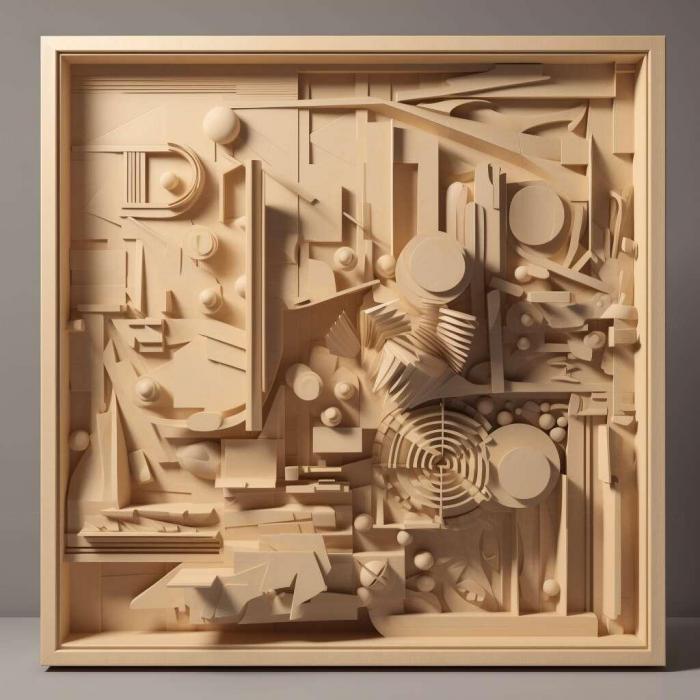 نموذج ثلاثي الأبعاد لآلة CNC 3D Art 